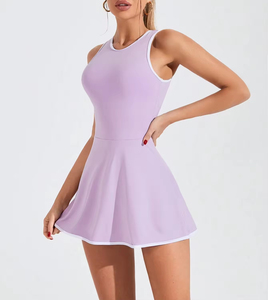 Tenue de tennis pour femmes, design personnalisé, vêtements de sport pour femmes, ensemble de vêtements de sport, tenue de tennis en gros - Product Image 6