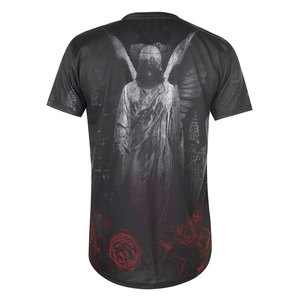 เสื้อยืดโอเวอร์ไซส์ผ้าฝ้ายสำหรับผู้ชายไซส์ใหญ่ พิมพ์โลโก้ตามสั่ง OEM เสื้อยืดลำลองแบบเรียบๆ ใส่ได้ทั้งผู้ชายและผู้หญิง - Product Image 3