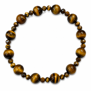 Bulk Natural Tiger Eye Stone <b>Bracelet</b> Handmade <b>Beaded</b> Crystal <b>Bracelet</b> Adjustable Healing Gemstone Jewelry For <b>Men</b> Women - Product Image 1