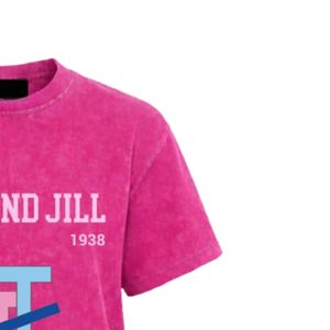 T-shirt graphique magenta pour jeunes, en coton doux, col rond, manches courtes, vêtements décontractés à porter tous les jours pour enfants - Product Image 5