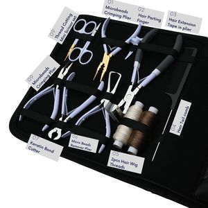 Kit d'application d'extensions capillaires, ensemble complet d'outils de beauté pour les stylistes professionnels - Product Image 6