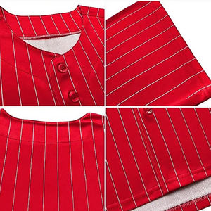 Maillots de baseball sur mesure de qualité supérieure pour adultes, dernier design respirant à manches courtes, 100% polyester - Product Image 6