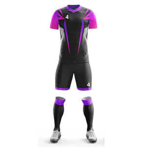 Tenue de football et de rugby pour hommes et enfants, 100 % polyester, séchage rapide, impression par sublimation intégrale, pour équipes adultes - Product Image 2