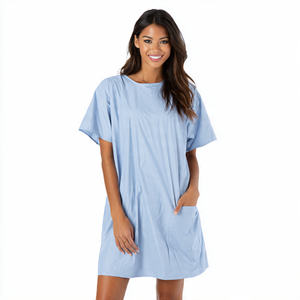 Robe de patient en coton tissé, uniforme d'hôpital durable, robe de patient personnalisée - Product Image 6