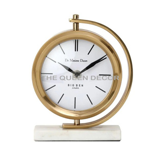 Fantastic Design Aluminum Metal Table <b>Clock</b> Round Shape Use Study Class Room <b>Office</b> Library Home Decorative Accent - Product Image 5
