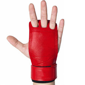 Poignées de gymnastique en cuir de vachette souple antidérapantes avec support de poignet pour l'haltérophilie, la force athlétique et les tractions - Product Image 1