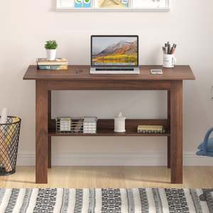 Value for Money Efflino Engineered Wood <b>Study</b> and Computer Laptop Table for Home or Office, WFH Desk, with Storage for <b>Books</b> - Product Image 5