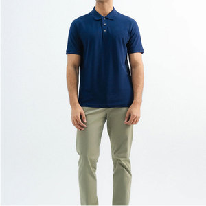 Camisa Azul Marino Personalizada para Hombre |   Camiseta Clásica de Manga Corta con Estampado de Poliéster |   Ropa de Punto Premium para Negocios, Casual, Tallas Grandes, Compresible - Product Image 6