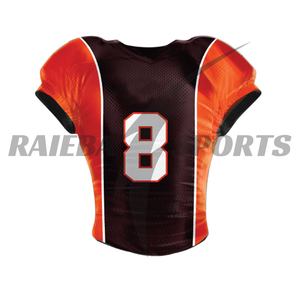 Tenues de football américain personnalisées pour équipes – Maillots de football américain sur mesure avec numéros de joueur imprimés par sublimation, respirants, pour les matchs - Product Image 6