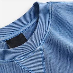 Sweat à capuche personnalisé brodé en molleton 100 % coton, col montant, coupe classique, streetwear d'hiver, coupe-vent respirant - Product Image 2