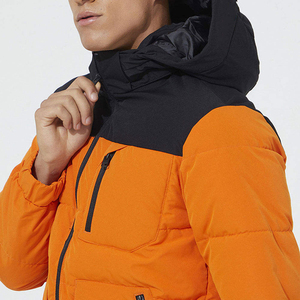Wholesale Custom Men's Winter <b>Waterproof</b> <b>Padded</b> Puffer Jacket High Quality Breathable Regular Fit Color Blocking Puffer Jacket - Product Image 3
