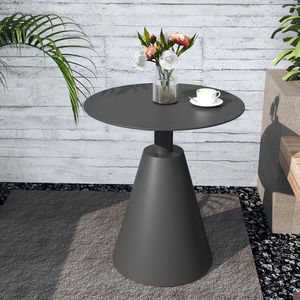 Mesa Auxiliar de Metal con Acabado Noble que Complementa Asientos de Lujo y Brinda una Superficie Estable - Product Image 1