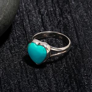 Most Trending 925 Sterling Silver <b>Ring</b> with Original <b>Turquoise</b> Gemstone Designer <b>Rings</b> Wholesale Factory Price Jewelry - Product Image 2