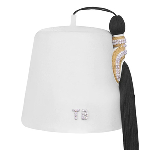 Sombrero Fez Masónico de Alta Calidad con Diseño Clásico de Borla, Sombrero Fez Masónico Personalizado para Vestimenta Formal - Product Image 5