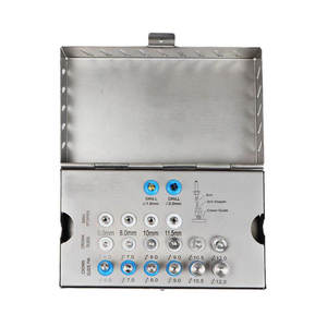 Kit de guidage de couronne d'implant dentaire en acier inoxydable de haute qualité, source d'alimentation manuelle, Grade A+, réutilisable, CE, pont osseux BBI-318 Classe - Product Image 4