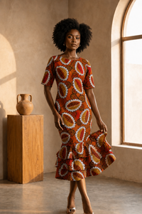 Tela de Algodón con Estampado Africano de Alta Calidad, Ecológica y Transpirable, Textil Ankara Batik para Vestidos, Bolsos, Manualidades, Niños, Niñas y Hombres - Product Image 5