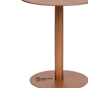 Modern Round Iron Metal <b>Stool</b> with Cylindrical Legs Minimalist Powder Coated Steel <b>Stool</b> for Home Cafe & Commercial Use - Product Image 5