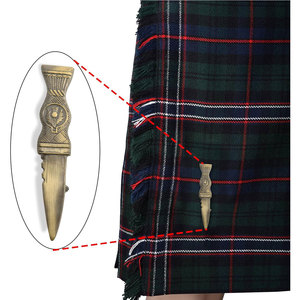 Pin para Kilt con Diseño Celta Escocés de Cabeza de Ciervo, Accesorio de Alta Calidad en Metal para Tartan Clan 2026 - Product Image 4