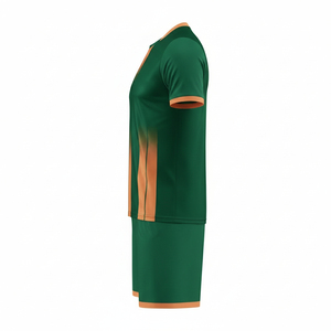 Maillot de football personnalisé anti-bactérien 100% polyester imprimé pour adultes unisexes, respirant, séchage rapide, uniformes de football d'équipe - Product Image 2