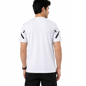 Camiseta Gráfica de Algodón para Hombre, Tela de Algodón Premium, Impresión Personalizada, Ropa Urbana, Proveedor OEM ODM, Camiseta Básica de Algodón Personalizada para Hombre - Product Image 2