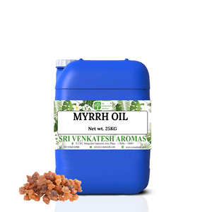 Aceite Esencial de Mirra Destilado al Vapor, Extracto de Resina de Commiphora Myrrha para Cosméticos, Fragancias y Cuidado Personal, Suministro a Granel - Product Image 1