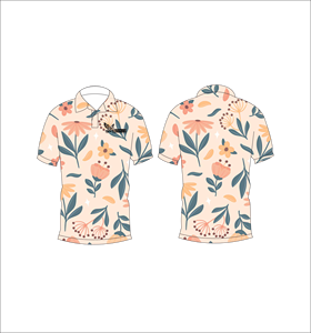 เสื้อโปโลพิมพ์ลายดอกไม้เขตร้อนสำหรับผู้ชาย แขนสั้น สวมใส่สบาย เหมาะสำหรับฤดูร้อน เล่นกอล์ฟ น้ำหนักเบา มีปก แฟชั่น - Product Image 1