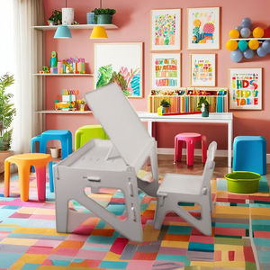 Nouvelle table d'activités LEGO en contreplaqué de pin américain de qualité supérieure pour les chambres d'enfants, les zones de jeux et les coins lecture - Product Image 5