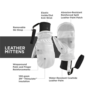 Mitaines de ski d'hiver en gros, chaudes, imperméables, pour snowboard, avec fermeture auto-agrippante, antidérapantes, pour sports de neige en extérieur - Product Image 2