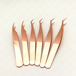 Eyelash Tweezers Set S & I Shape Stainless Steel Professional Lash Extension <b>Tools</b> with Customised Logo Wholesale Price - Product Image 2