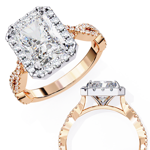 Timeless Lab-Grown Cushion Cut Diamond Engagement <b>Ring</b> | Handcrafted 10K <b>Gold</b> Solitaire <b>Ring</b> | IGI Certified Ethical Fine - Product Image 1