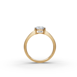 Bague solitaire élégante en diamant de laboratoire, bijou unique et raffiné - Product Image 4