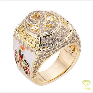 Bague audacieuse de luxe en argent 925 avec diamant de laboratoire à l'éclat brillant pour les acheteurs de bijoux en gros - Product Image 4