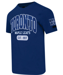 Toronto pour Est. T-shirt décontracté pour homme 1917 en jersey 100% coton 240g, col rond, manches courtes, coupe classique, logo imprimé sur le devant - Product Image 4