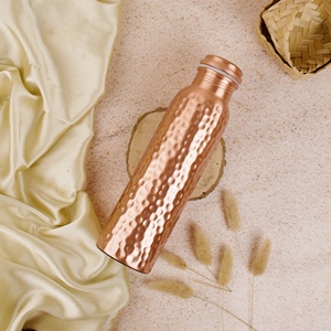 Bouteille d'eau sport classique en cuivre pur ORETROVE OHMB 1000 ml, écologique, portable, grande capacité, logo personnalisable, finition mate - Product Image 3