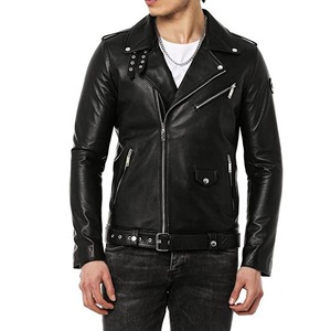 Blouson décontracté grande taille en similicuir PU avec fermeture éclair, finition teinte/délavée, col montant personnalisé, imperméable et respirant, service OEM pour l'hiver - Product Image 2