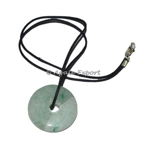 Aventurine jaune Beignets Pendentifs - Product Image 4