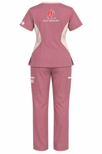 Ensemble d'uniformes infirmiers en tissu tissé polyester/coton de haute qualité, unisexe, service OEM/ODM, blouses d'hôpital, couleurs et tailles personnalisées - Product Image 5