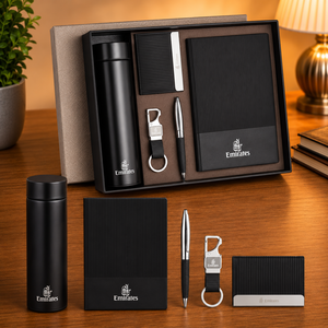 Set de Regalo Empresarial de Corcho Personalizado con Logotipo Premium, Impreso, con Libreta, Taza, Bolígrafo, Llavero, Tarjetero, Set de Oficina para Escritorio - Product Image 5