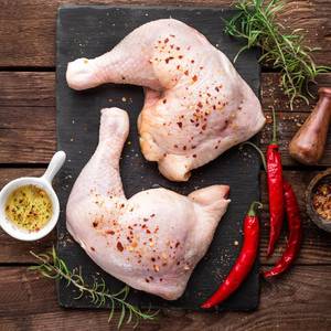 Cuarto de pierna de pollo congelado Halal de primera calidad, precio de fábrica, sin mal olor, sin sangre, sin golpes, bajo precio. - Product Image 1