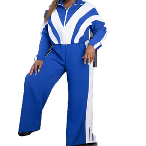 Conjunto Deportivo Informal Unisex de Otoño Invierno, Talla Grande, Estampado, 100% Algodón, Chaqueta con Capucha y Pantalones Jogger, Cómodo para el Día a Día - Product Image 1