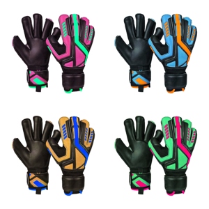 Sports Goalkeeper <b>Gloves</b> For Football Padded Palm Support New Design Grip Surface Quick Dry Fabric Goalkeeper Football <b>Gloves</b> - Product Image 5