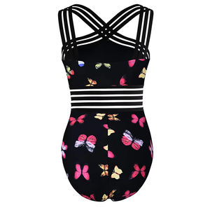 Nuevo Traje de Baño de Una Pieza para Mujer, Estilo Veraniego, Sexy, con Tiras y Recortes, Diseño Sólido, Gran Venta - Product Image 5