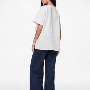 T-shirt surdimensionné pour femmes grandes tailles, le plus populaire, sur mesure, nouveau style, col rond - Product Image 4