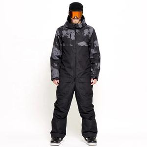 <b>Waterproof</b> One-Piece Ski Suit Men Women Camouflage Snowboard Jumpsuit Windproof Thermal Winter Outdoor Mountain Wear <b>Overall</b> - Product Image 3