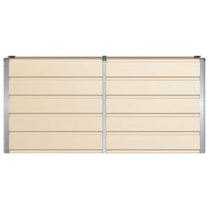 Pot et jardinière en acier ivoire 160 x 40 x 75 cm - Product Image 4