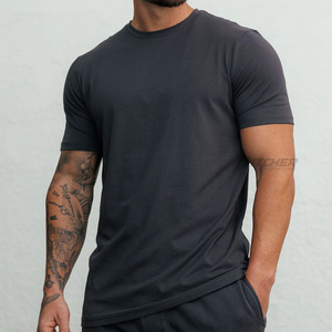 เสื้อยืดออกกำลังกายผู้ชายแบบสั่งทำพิเศษ - ผ้าถักผสมโพลีเอสเตอร์/คอตตอน พิมพ์ลายตามสั่ง ระบายอากาศได้ดี เป็นมิตรกับสิ่งแวดล้อม ป้องกันรอยยับ แห้งเร็ว รับผลิตแบบ OEM/ODM - Product Image 2