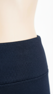 Leggings de sport pour femmes, taille haute, bleu marine profond, OEM personnalisé, pantalon de yoga compressif, vêtements de sport actifs - Product Image 6