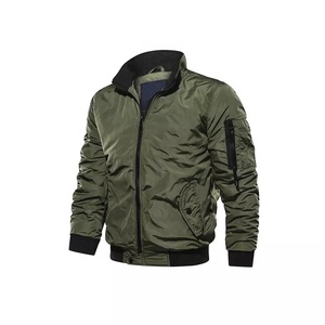 Chaqueta Bomber de Invierno para Hombre, Tallas Grandes, de Alta Calidad, Resistente al Viento, con Cierre, Venta al Por Mayor - Product Image 2