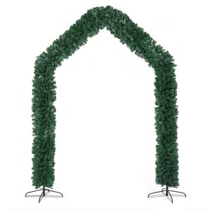 Arco Decorativo per Matrimoni in PVC 240*40*260cm con 1650 Rami, Arco Verde per Decorazioni Natalizie e Festive - Product Image 1