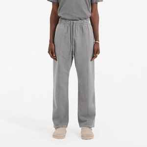 Pantalon de jogging ample pour homme, respirant, anti-boulochage, coupe large droite, personnalisé, en molleton de coton toile épais 500 GSM, décontracté et évasé - Product Image 1